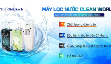 Đánh bật lo lắng về nước lạnh - Máy lọc nước RO CLEAN WORLD tiên tiến