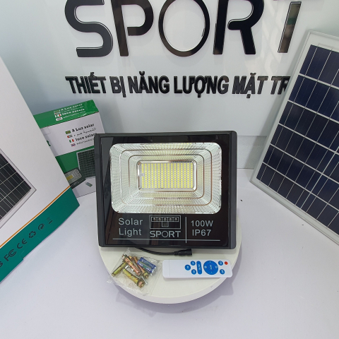 ĐÈN PHA 100W SOLAR LIGHT