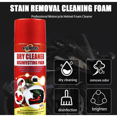 Chai vệ sinh nón bảo hiểm