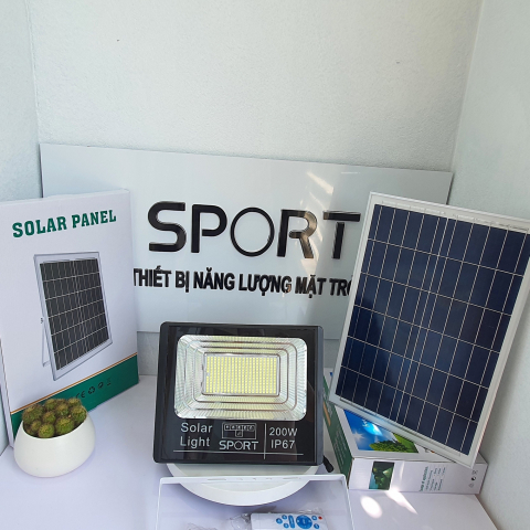 ĐÈN PHA 200W SOLAR LIGHT
