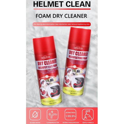 Chai vệ sinh nón bảo hiểm