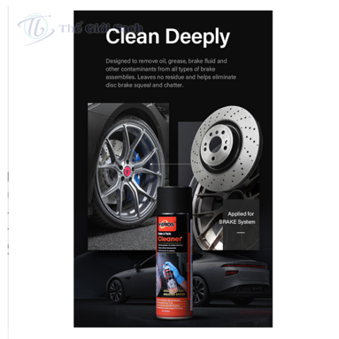 Chai vệ sinh phanh xe