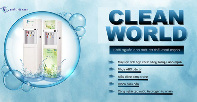 Tư vấn chọn lọc nước RO CLEAN WORLD chất lượng cao